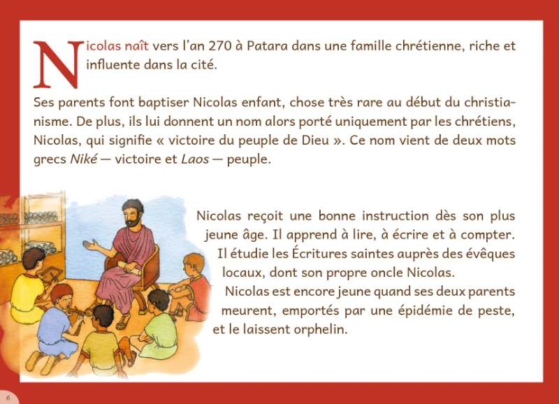 Saint Nicolas, raconté aux enfants page 6 st Nicolas enfant